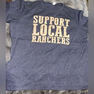 Bella Canvas Heather Blue Support Tee